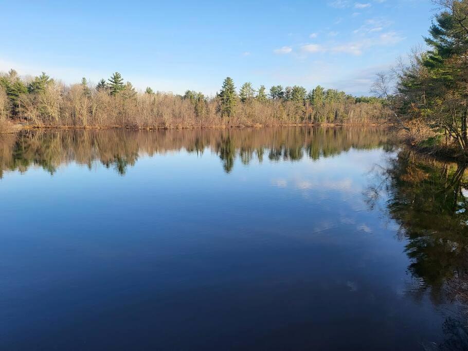 Northwoods Cabin-15 Acres, Fireplace- Paradise Vila Miscauno Island Exterior foto