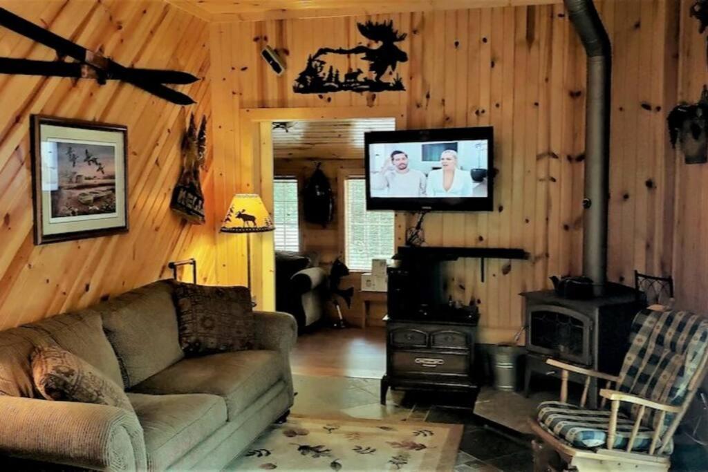 Northwoods Cabin-15 Acres, Fireplace- Paradise Vila Miscauno Island Exterior foto