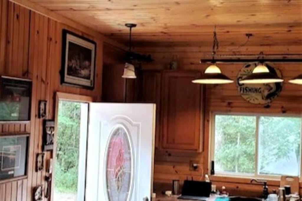 Northwoods Cabin-15 Acres, Fireplace- Paradise Vila Miscauno Island Exterior foto